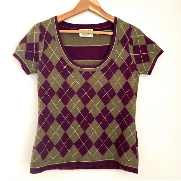 Juicy Couture Sweaters - Vintage Juicy Couture Argyle Cashmere Sweater